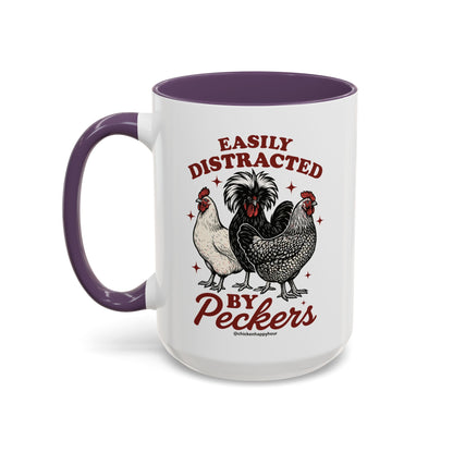 Easily Distracted By Peckers Coffee Mug