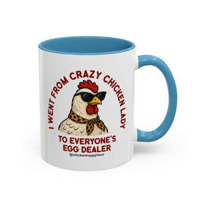 Went From Crazy Chicken Lady Coffee Mug