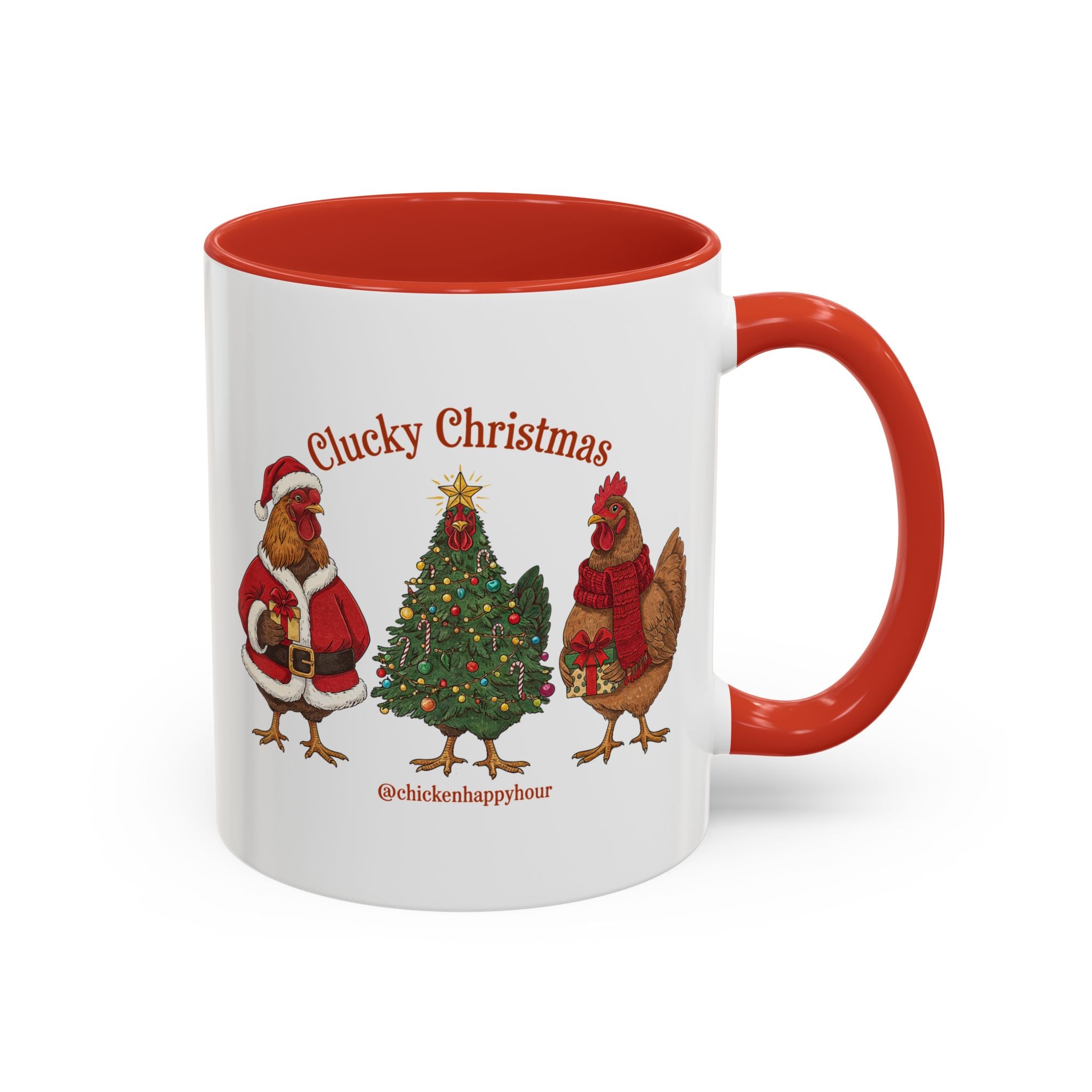 Clucky Christmas Coffee Mug