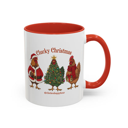 Clucky Christmas Coffee Mug