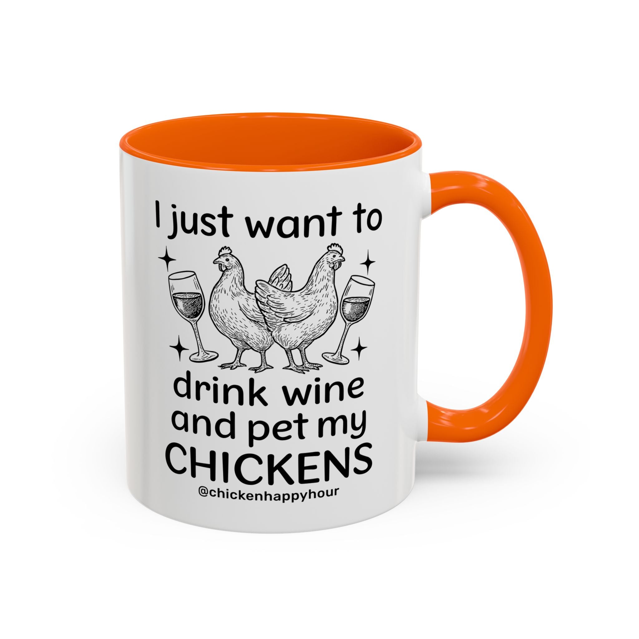 Wine and Chickens Coffee Mug