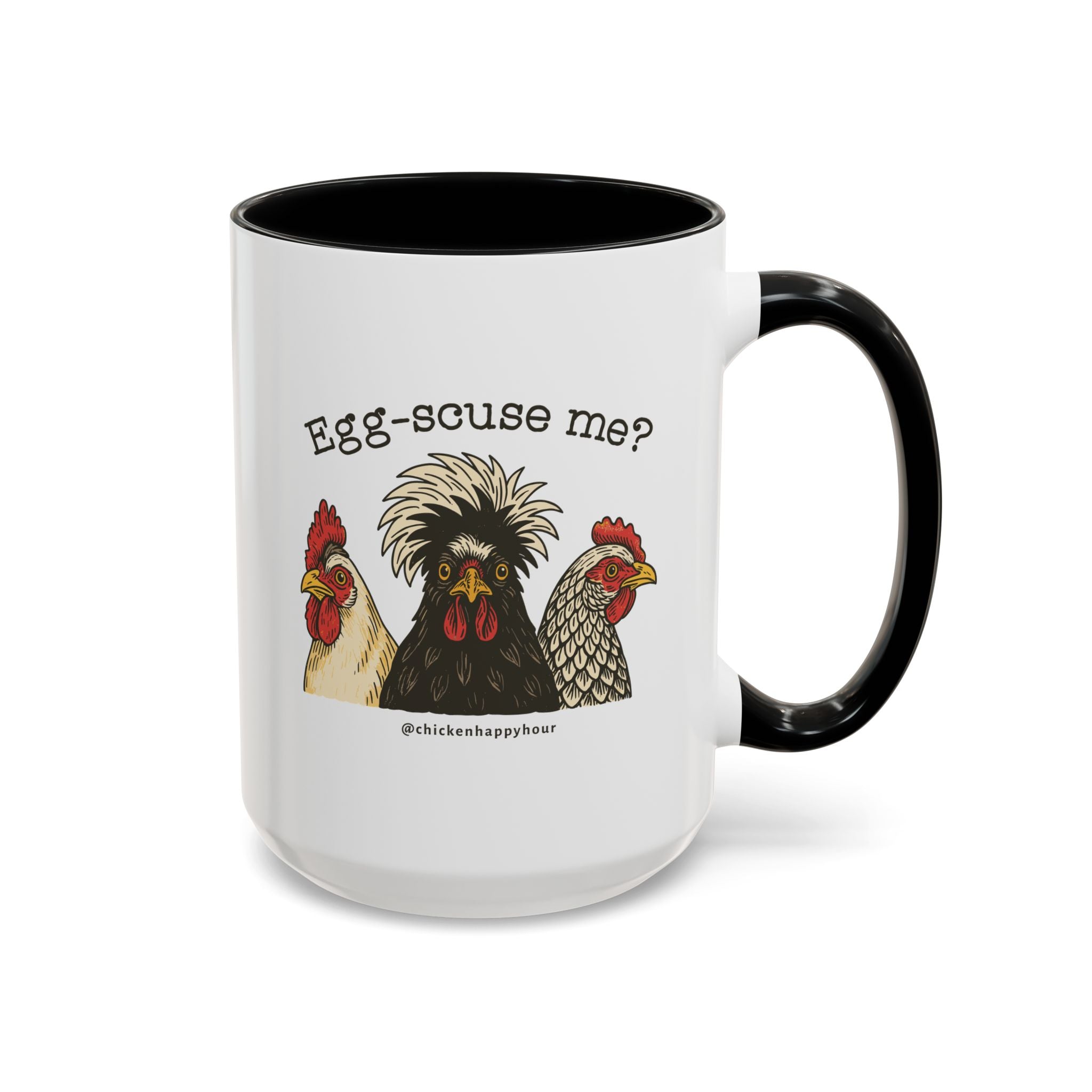 Egg-scuse Me Coffee Mug