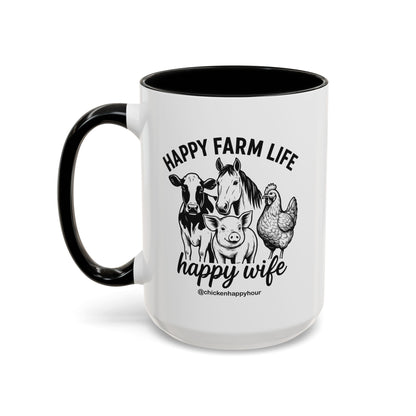 Happy Farm Life Happy Wife 01 Coffee Mug