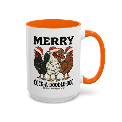 Merry Cock  a Doodle Doo Coffee Mug