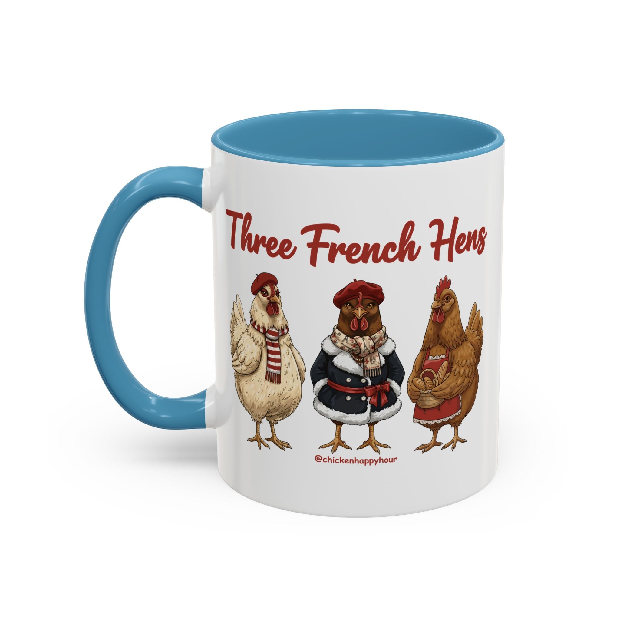 Three French Hens Coffee Mug