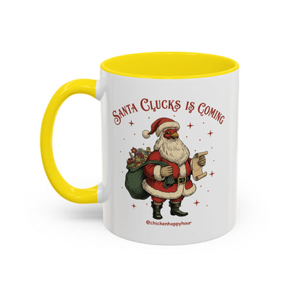 Santa Clucks Is Coming Coffee Mug