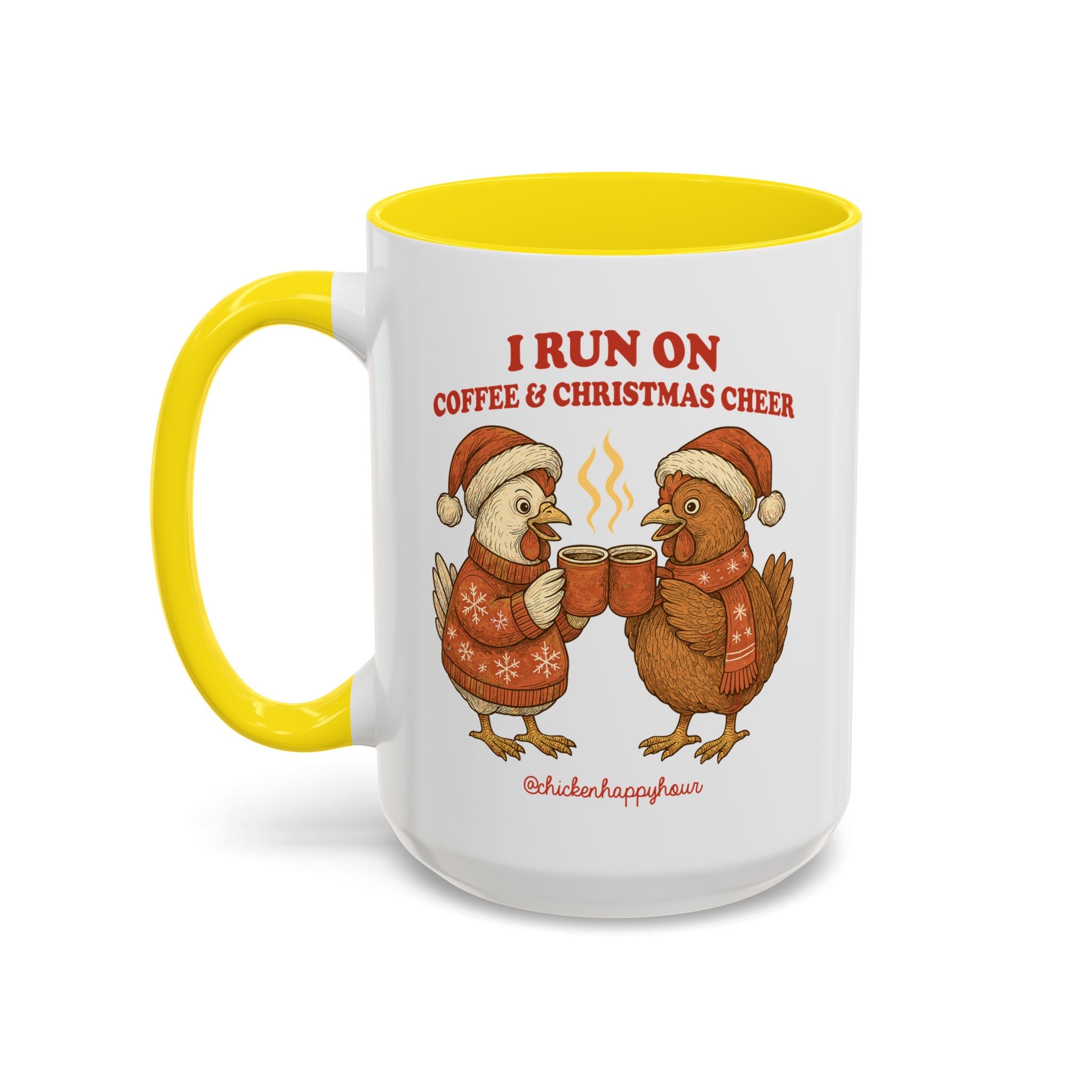 I Run on Coffee & Christmas Cheer Coffee Mug