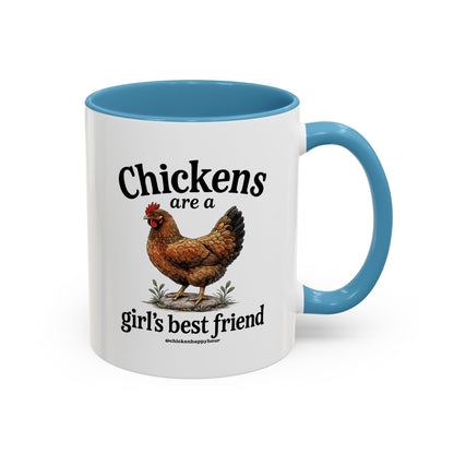 Chickens Are A Girl’s Best Friend Coffee Mug
