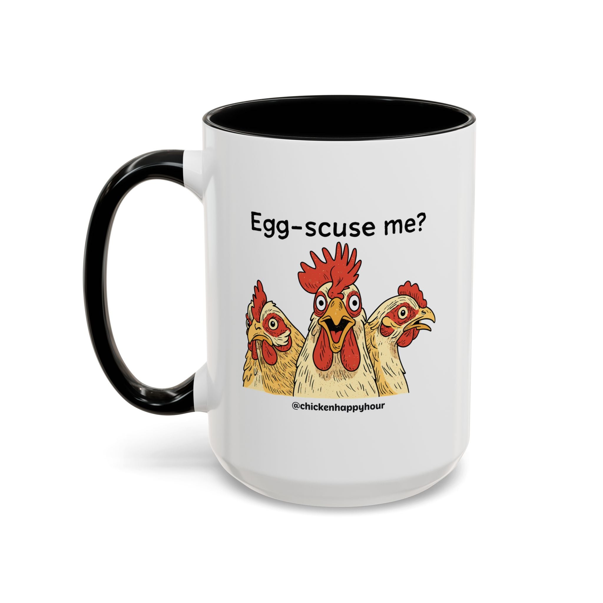 Egg-Scuse Me Coffee Mug