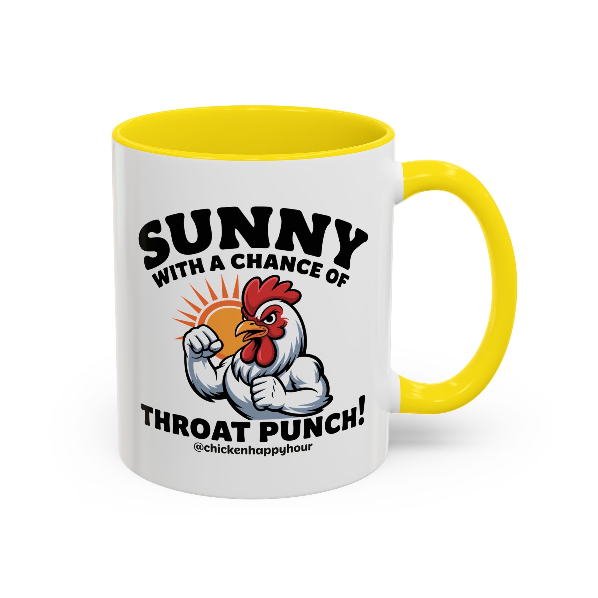 Sunny with a Chance of Throat Punch Coffee Mug