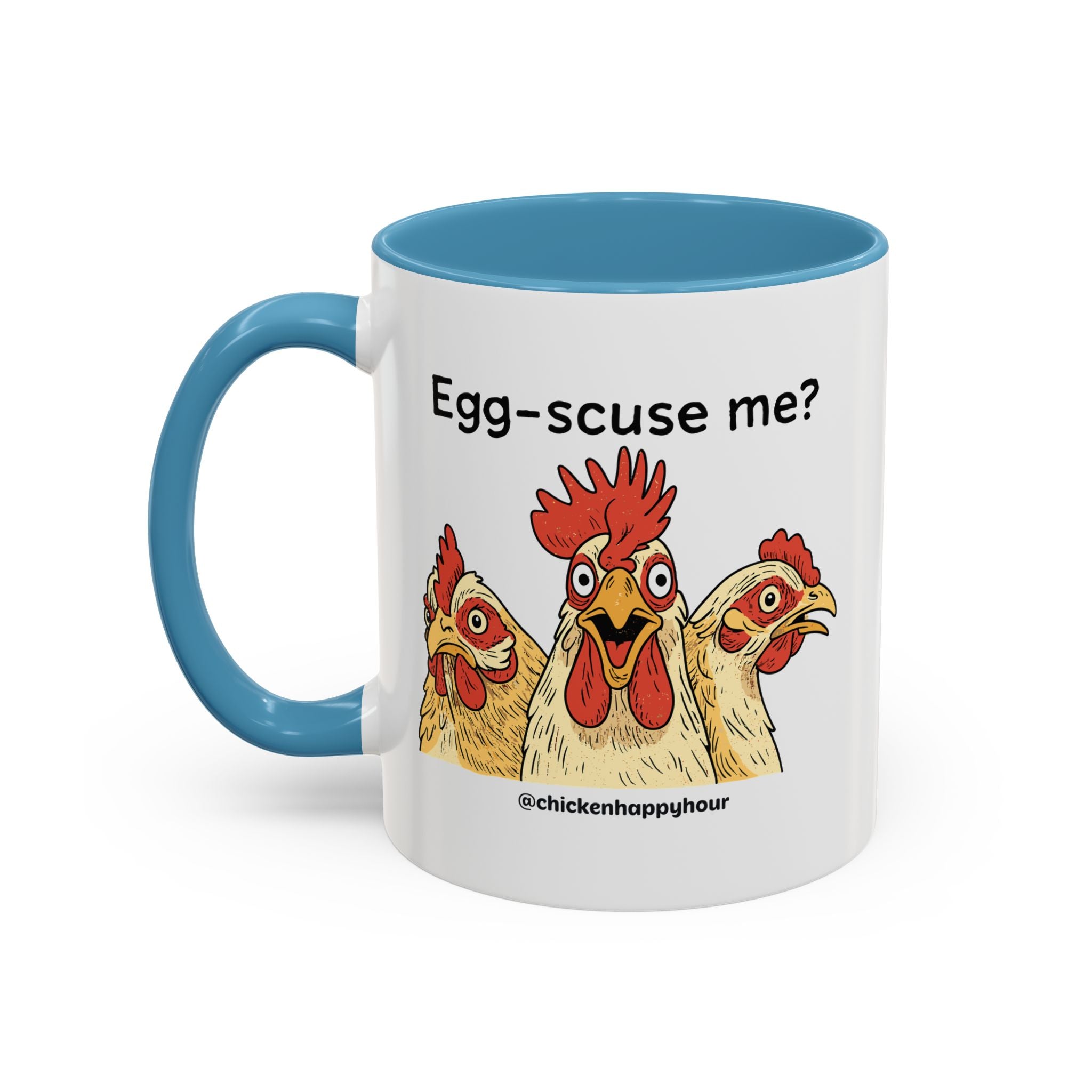 Egg-Scuse Me Coffee Mug