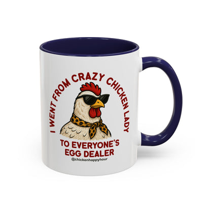 Went From Crazy Chicken Lady Coffee Mug