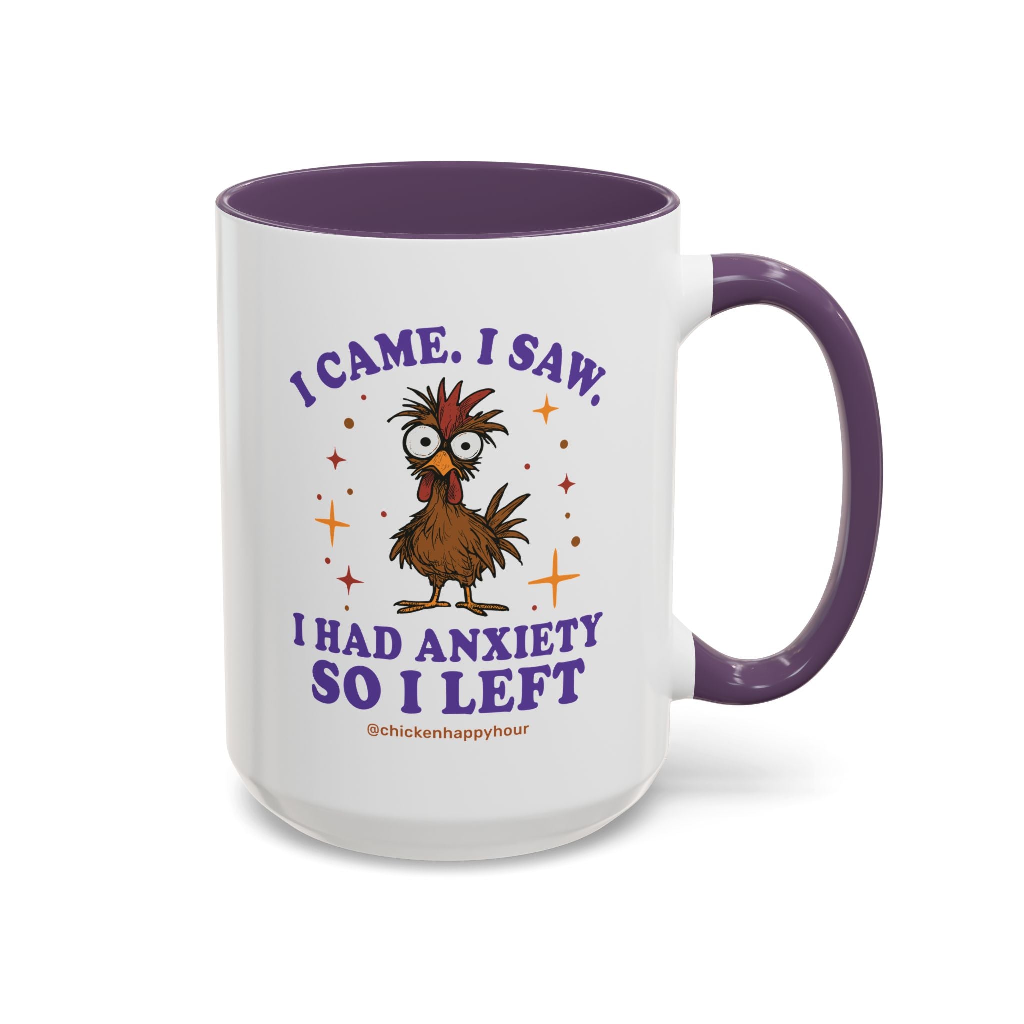 I Came I Saw I Had Anxiety I Left Coffee Mug