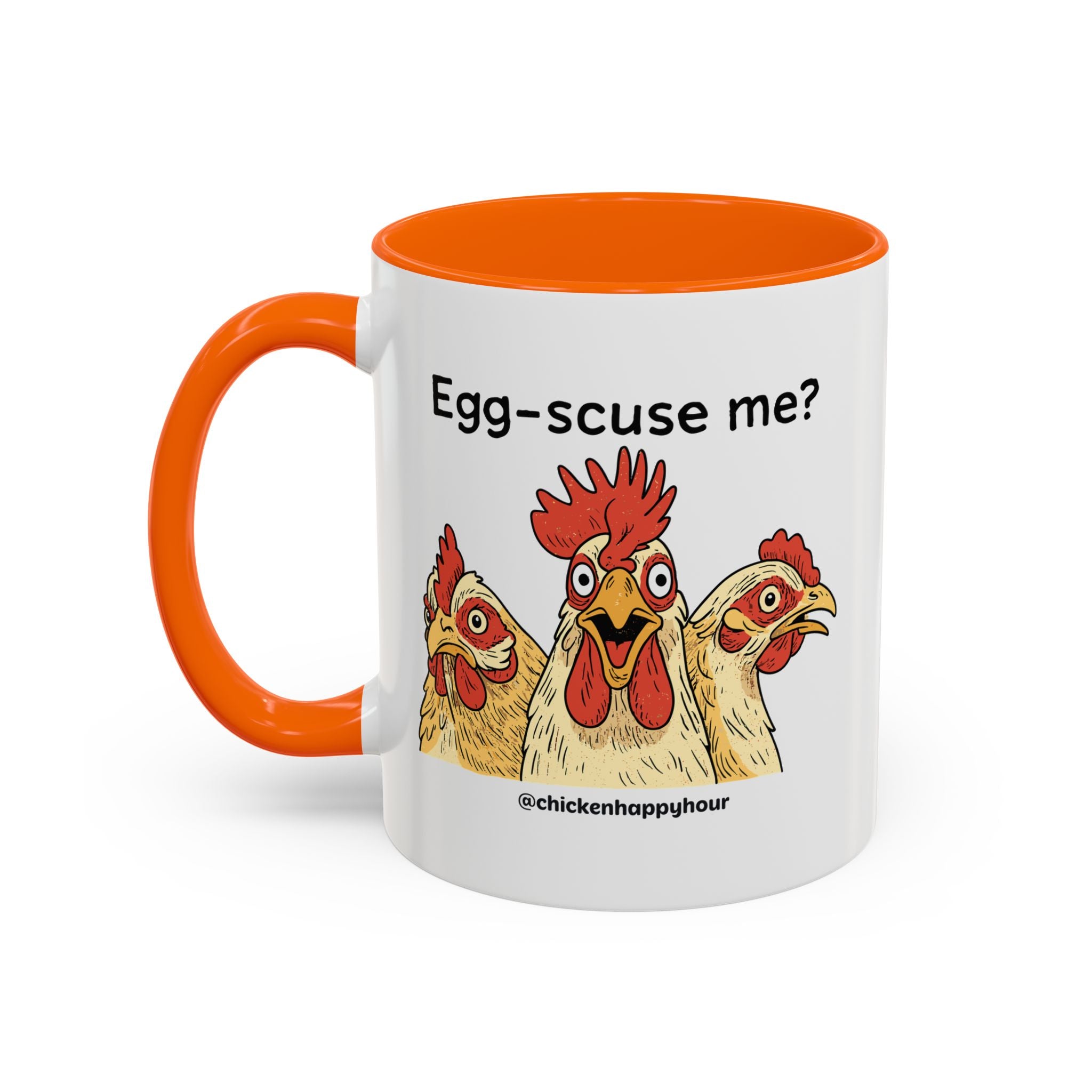 Egg-Scuse Me Coffee Mug