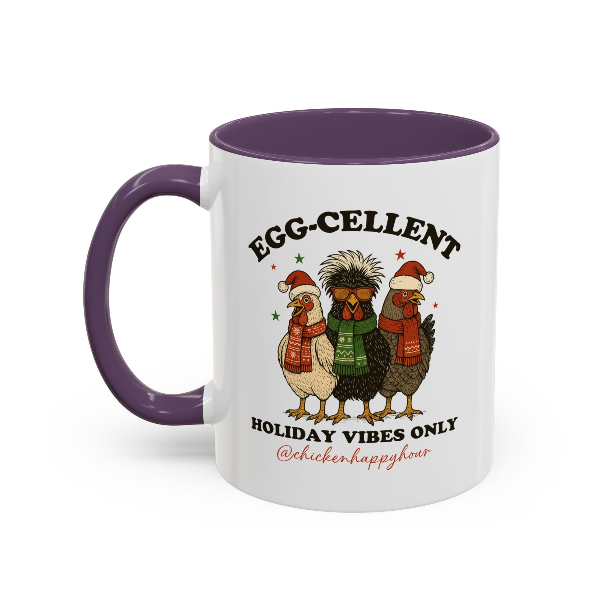 Egg-Cellent Holiday Vibes Only Coffee Mug