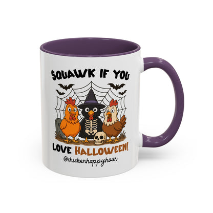 Squawk if you Love Halloween Coffee Mug