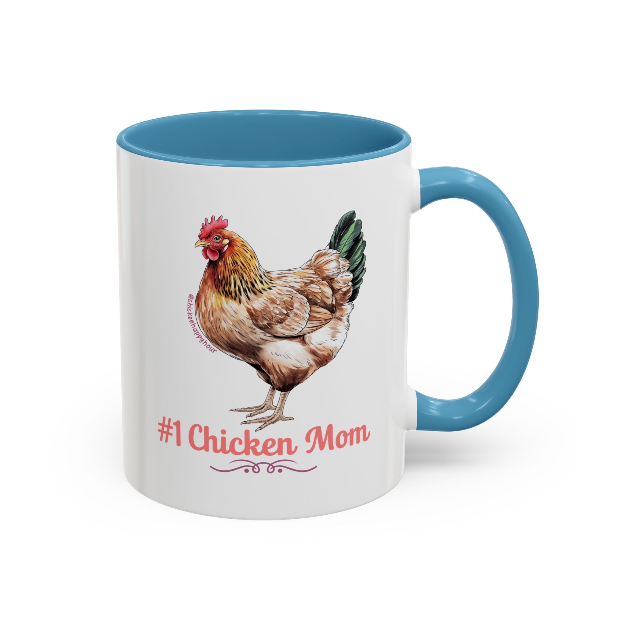 #1 Chicken Mom Coffee Mug