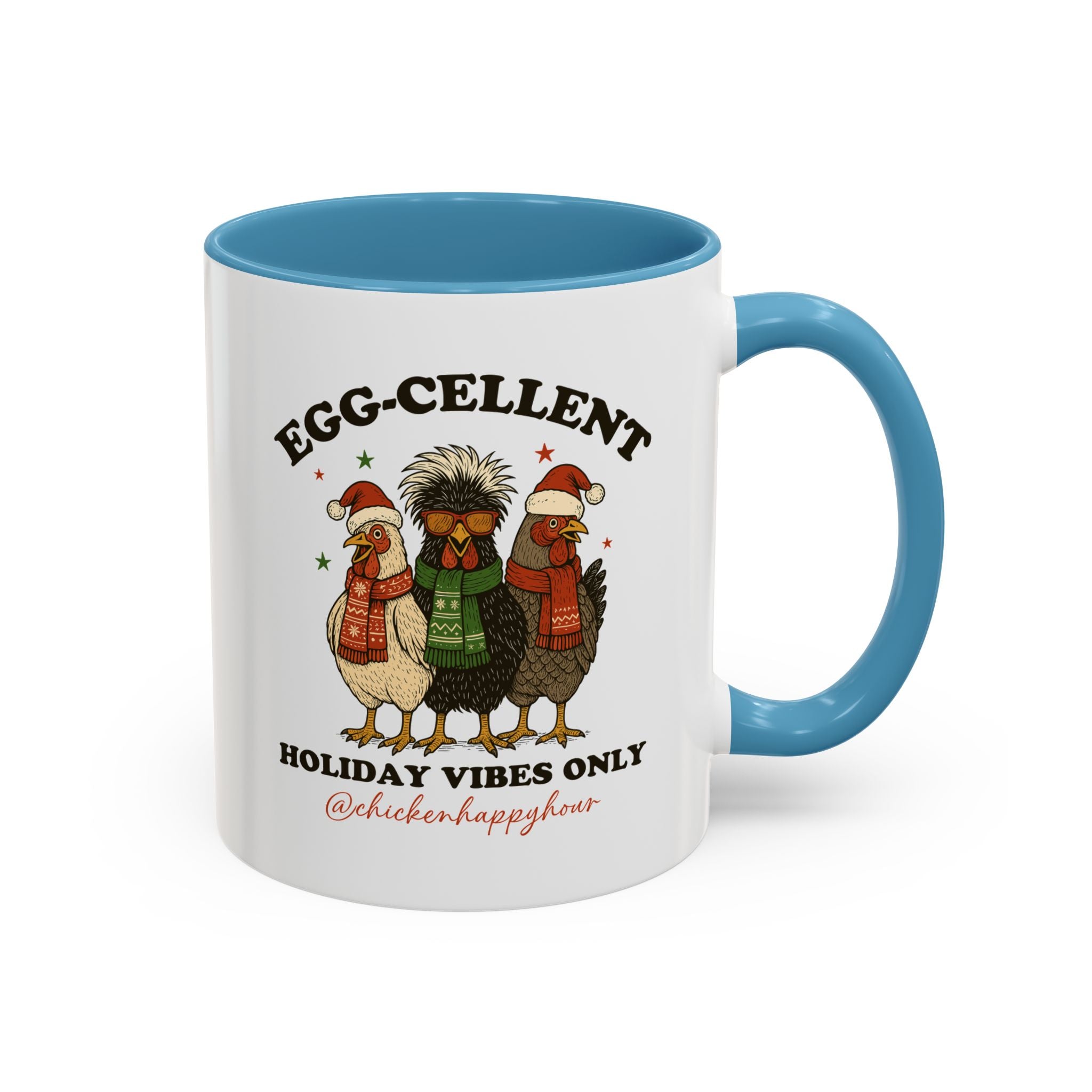 Egg-Cellent Holiday Vibes Only Coffee Mug