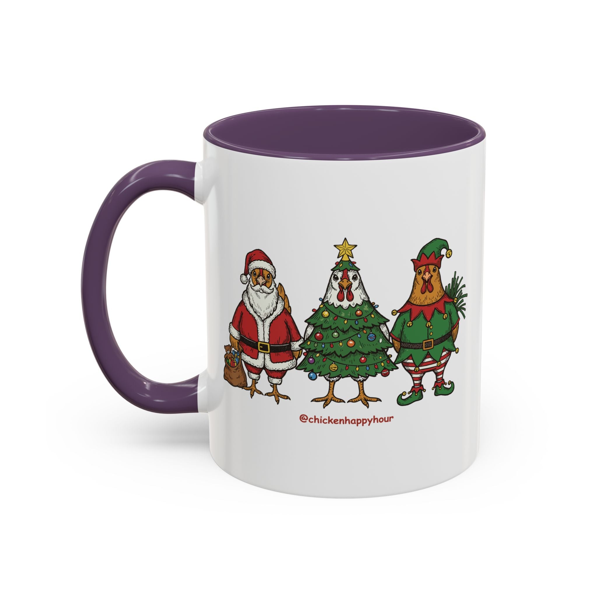 Christmas Chicken Coffee Mug