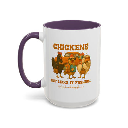 Chickens But Make it Fashion Coffee Mug