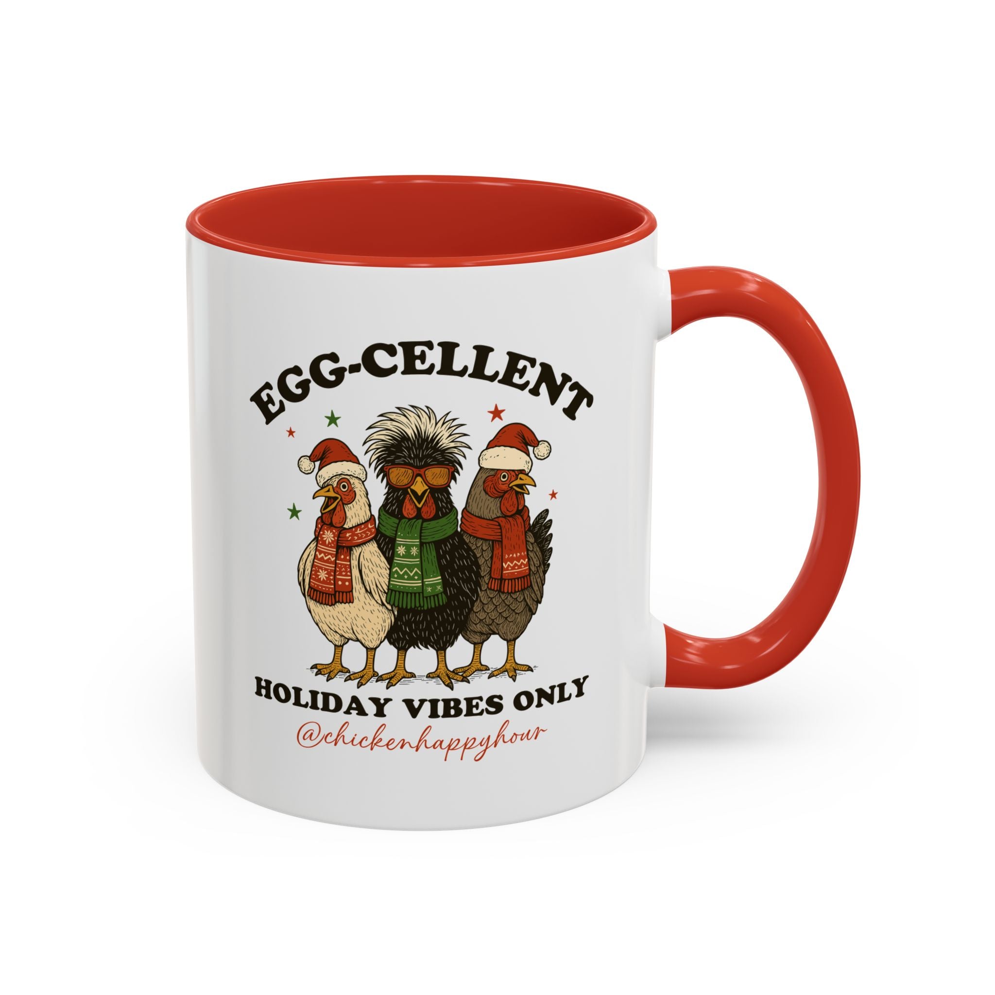 Egg-Cellent Holiday Vibes Only Coffee Mug