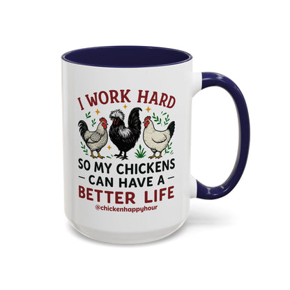 I Work Hard Coffee Mug