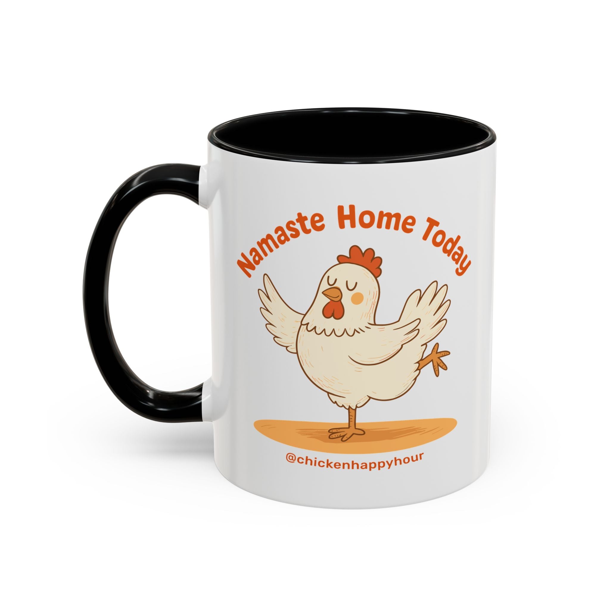 Namaste Cluck Coffee Mug
