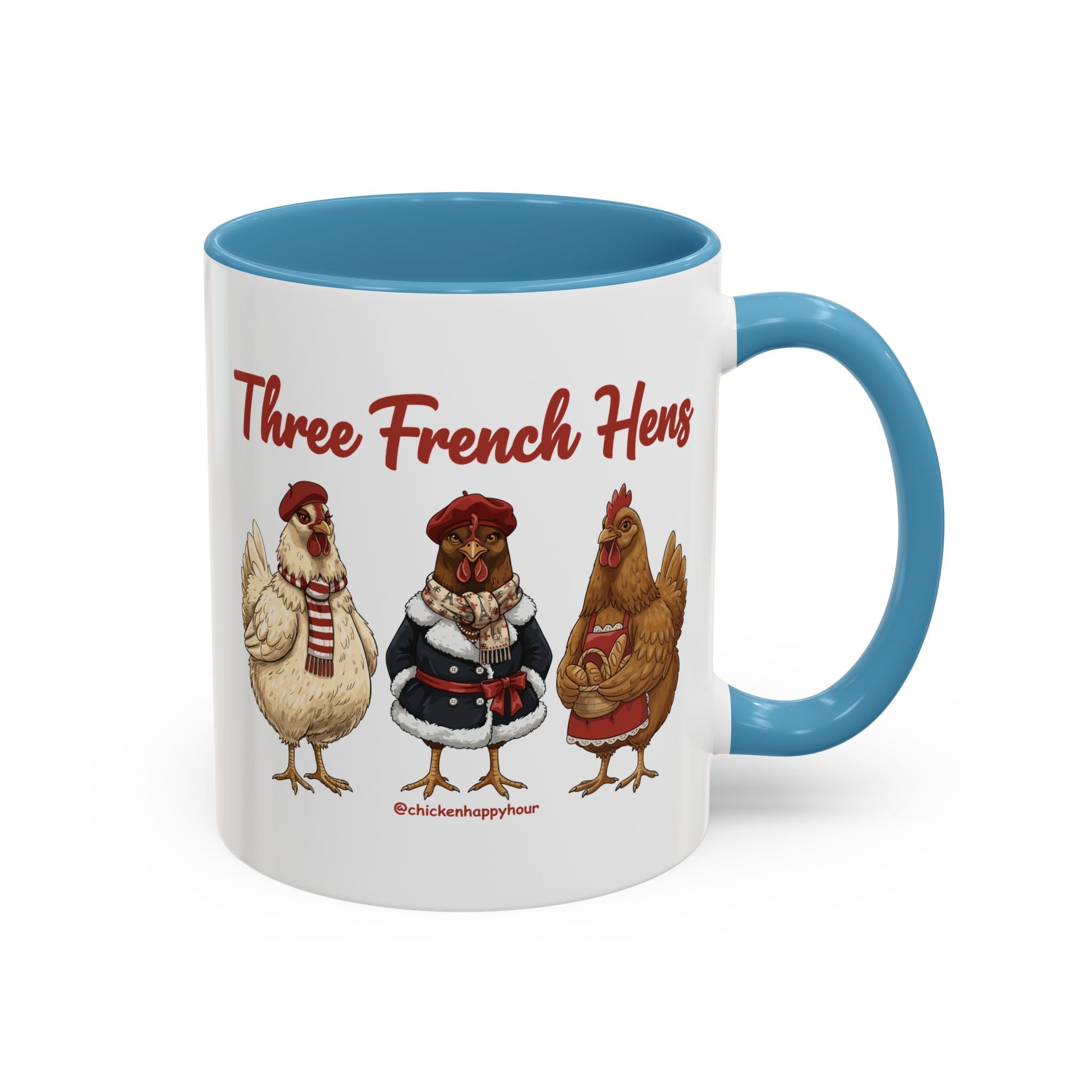 Three French Hens Coffee Mug