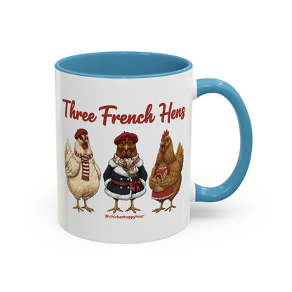 Three French Hens Coffee Mug