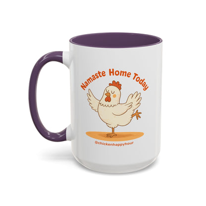 Namaste Cluck Coffee Mug