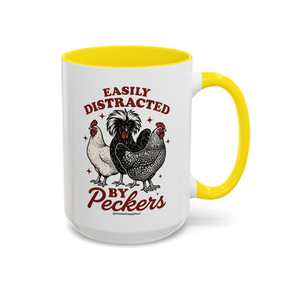 Easily Distracted By Peckers Coffee Mug