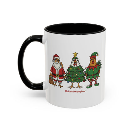 Christmas Chicken Coffee Mug