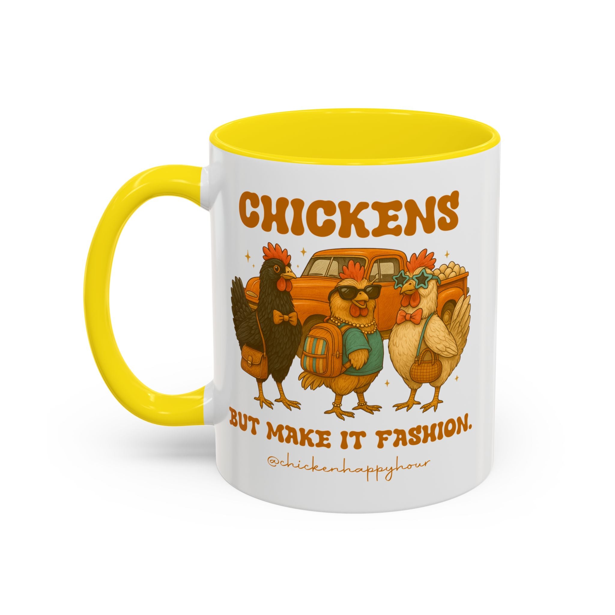 Chickens But Make it Fashion Coffee Mug