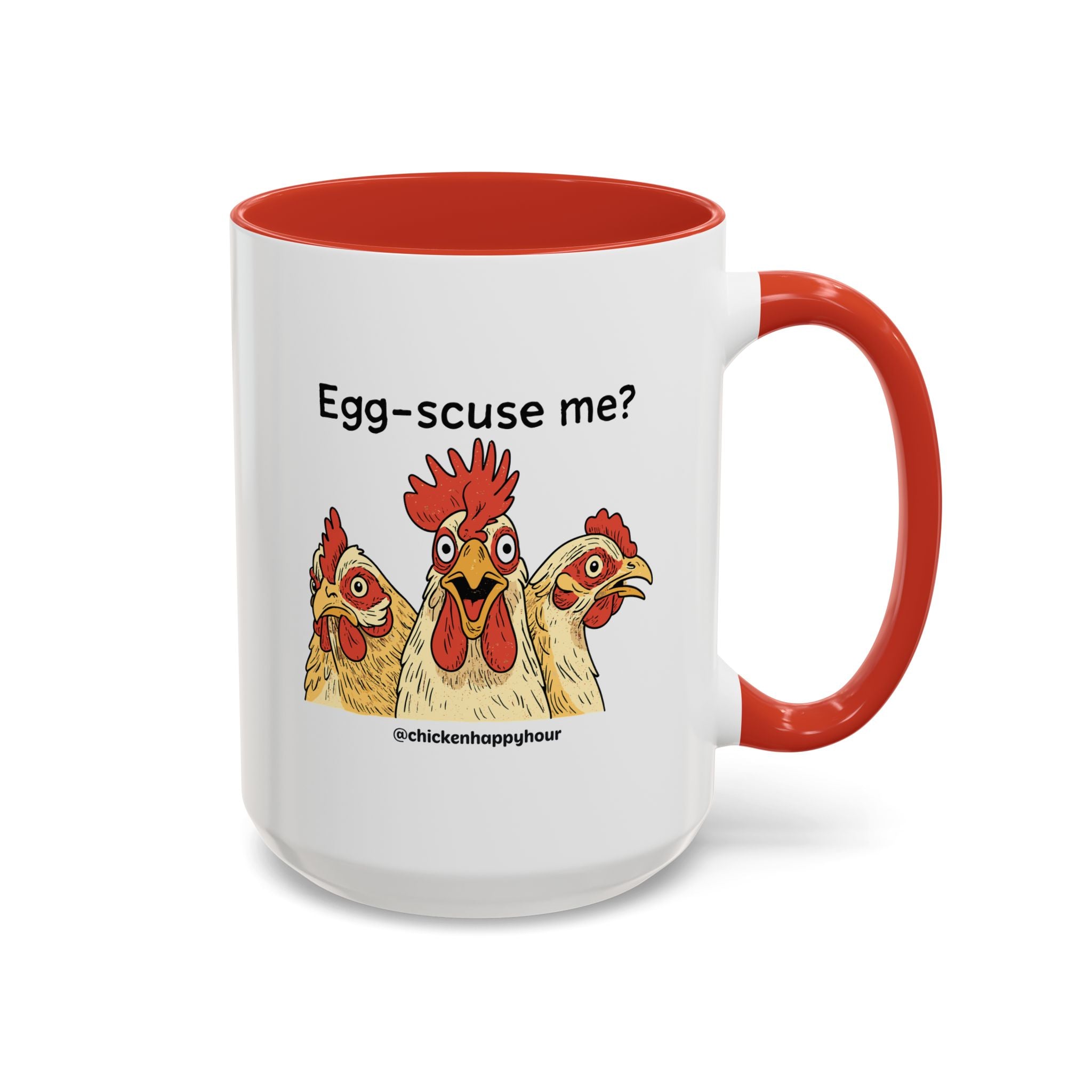 Egg-Scuse Me Coffee Mug