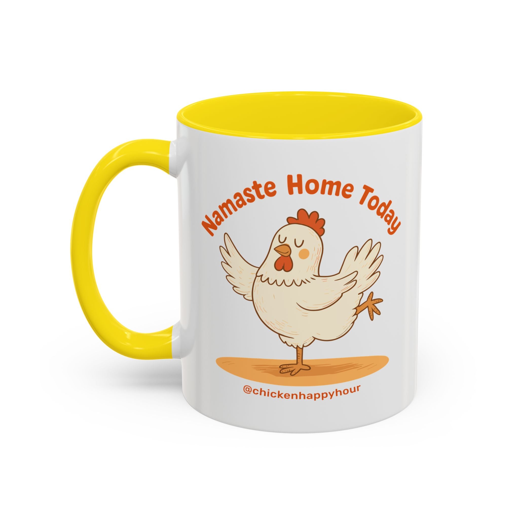 Namaste Cluck Coffee Mug