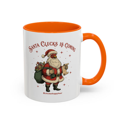 Santa Clucks Is Coming Coffee Mug