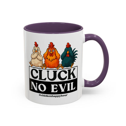 Cluck, No Evil Coffee Mug