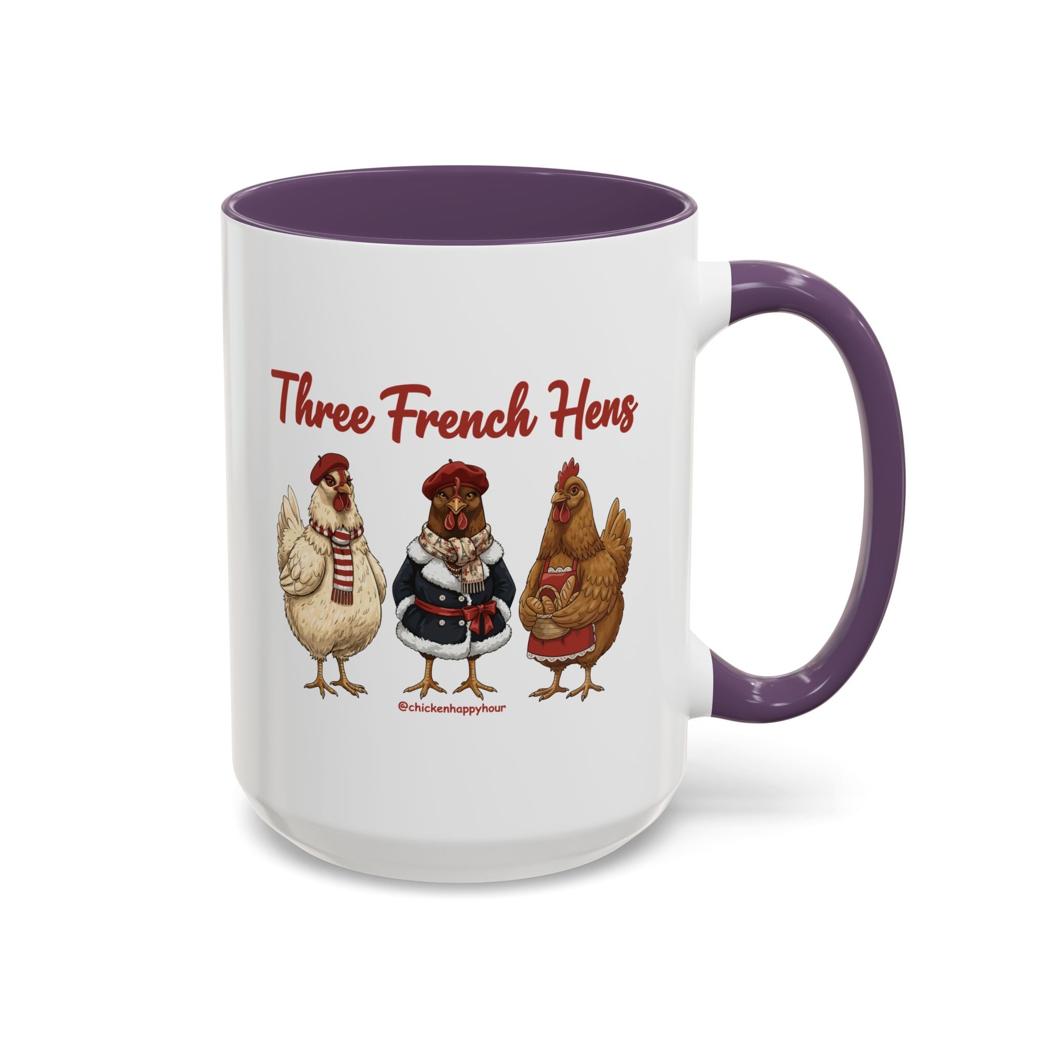 Three French Hens Coffee Mug