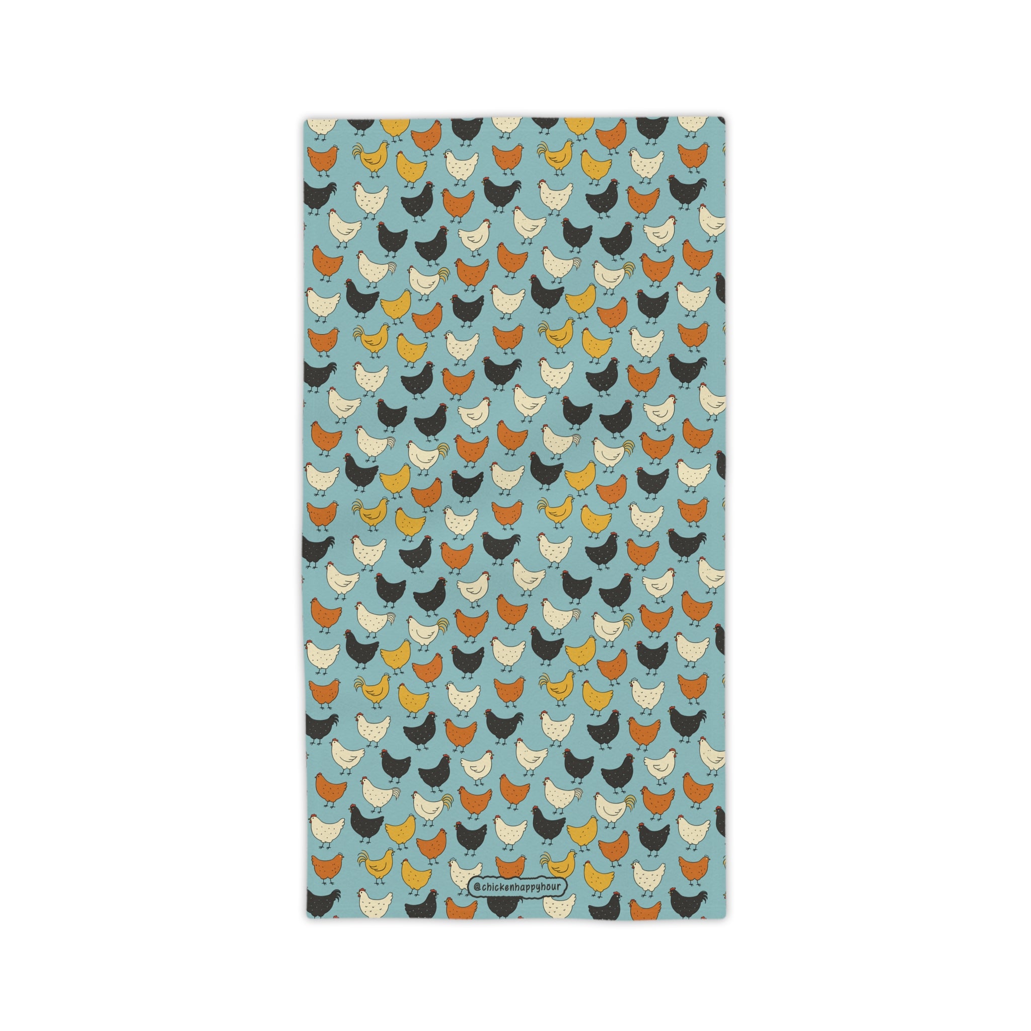 Chicken Pattern 2 Beach Towel