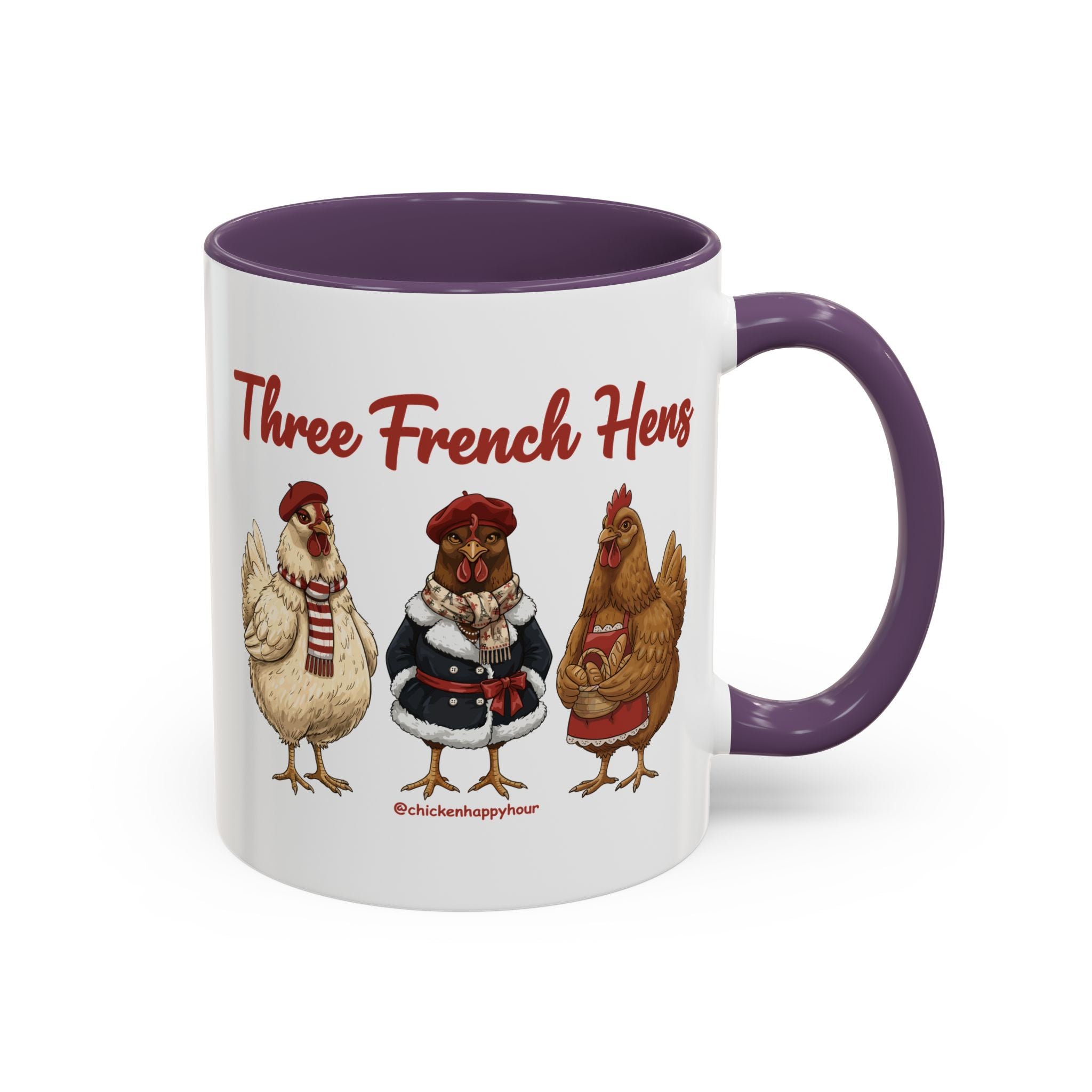 Three French Hens Coffee Mug