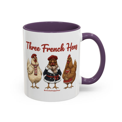 Three French Hens Coffee Mug