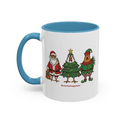 Christmas Chicken Coffee Mug
