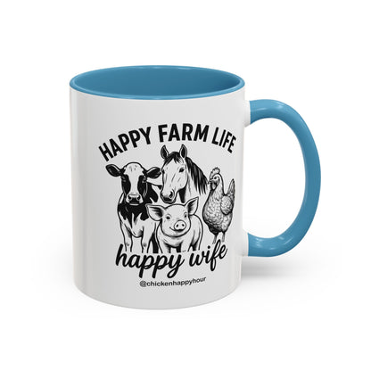 Happy Farm Life Happy Wife 01 Coffee Mug