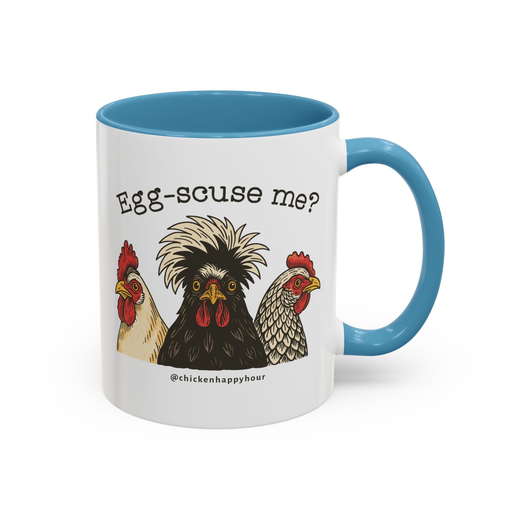 Egg-scuse Me Coffee Mug
