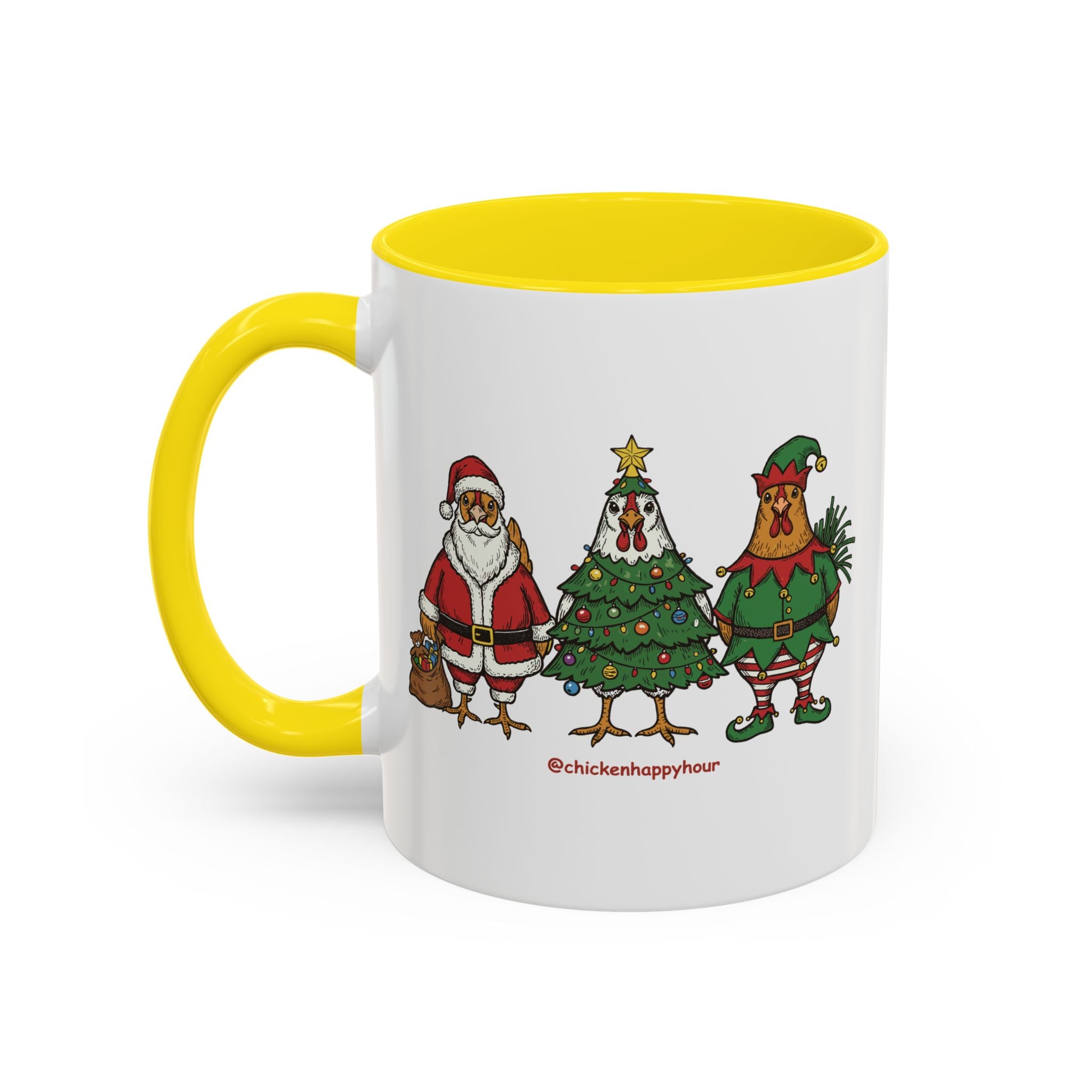 Christmas Chicken Coffee Mug