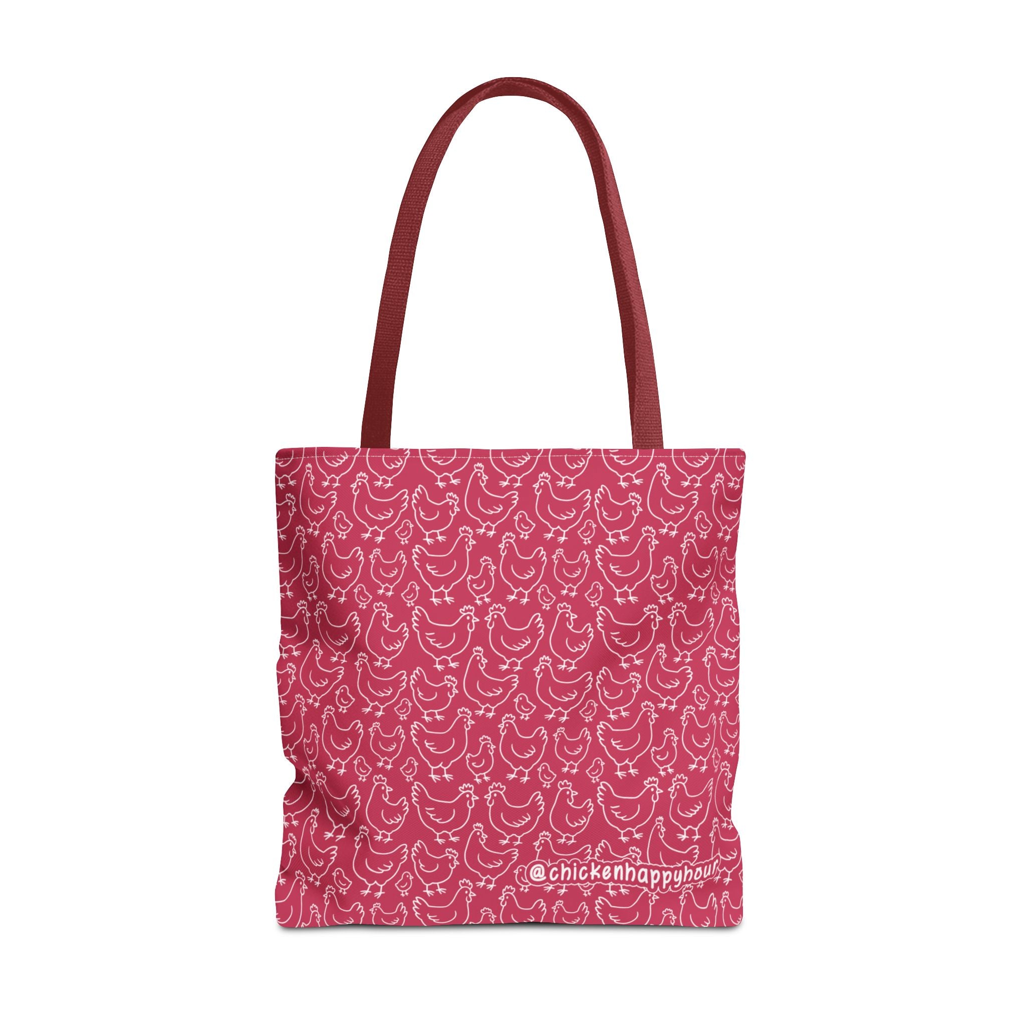Chickens Pattern Tote Bag