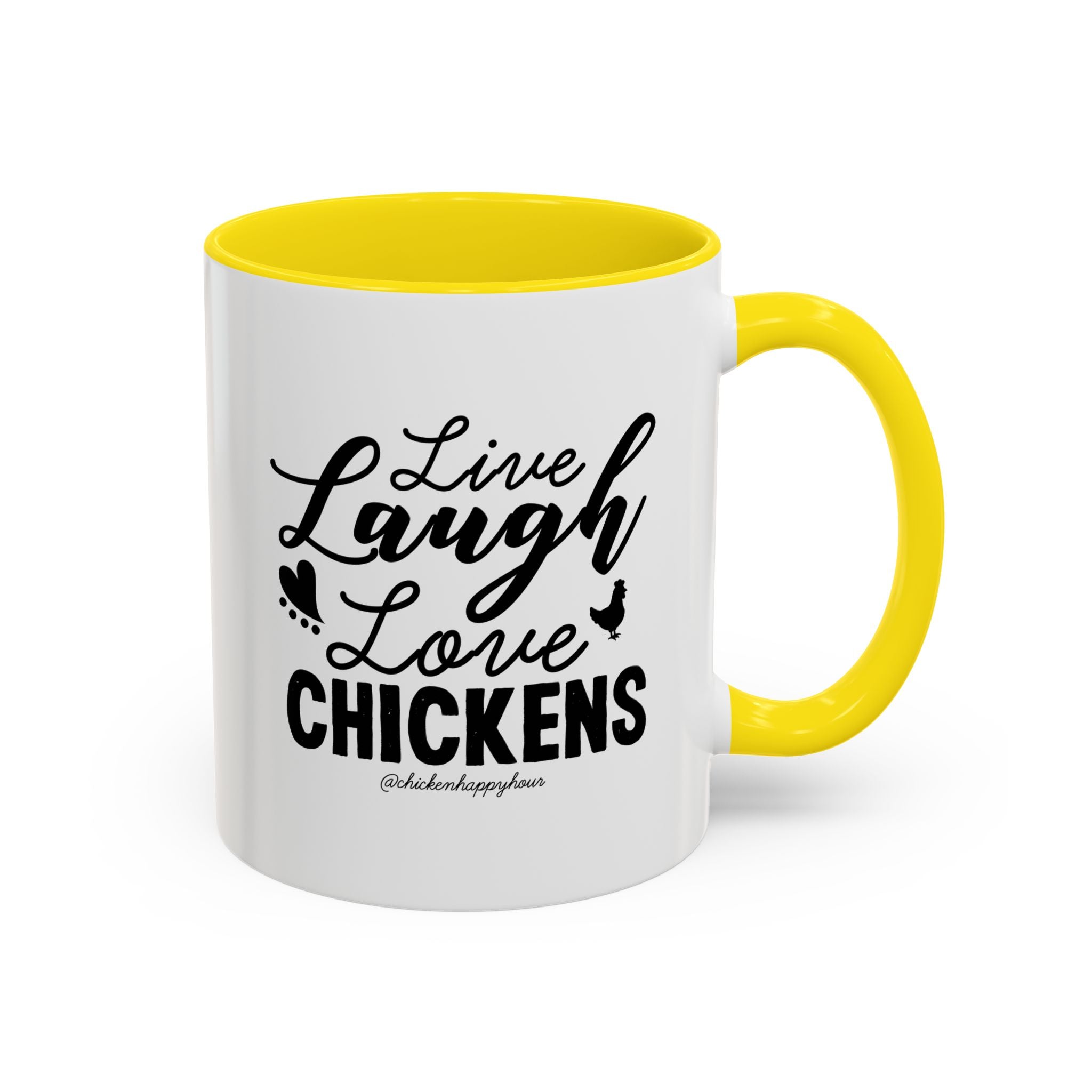 Live Laugh Love Chickens Coffee Mug