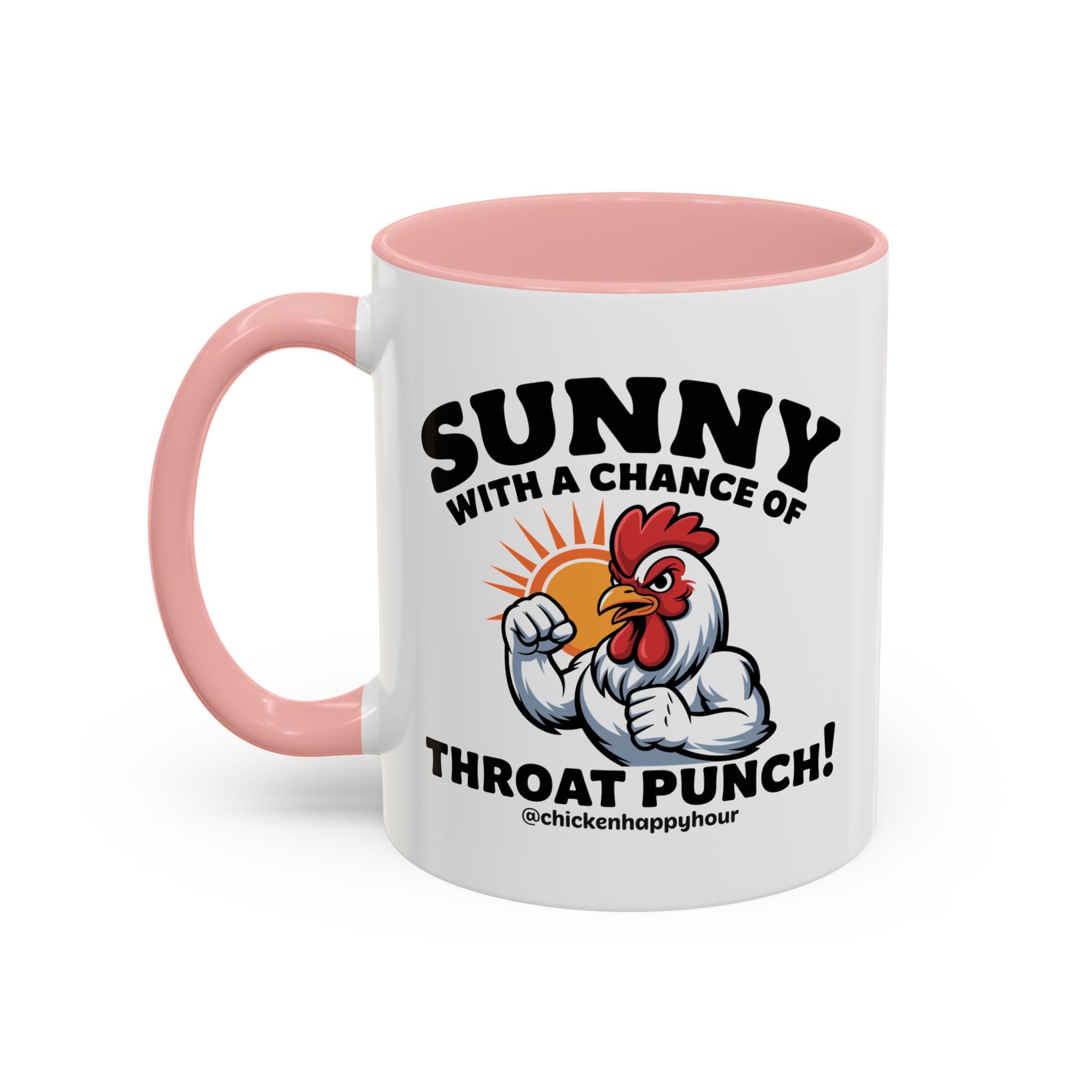 Sunny with a Chance of Throat Punch Coffee Mug