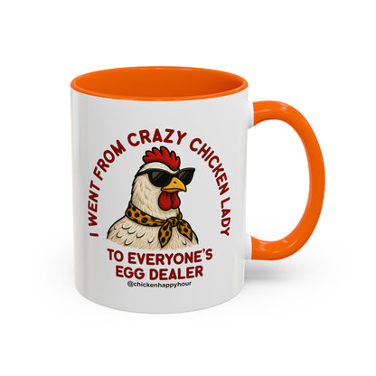 Went From Crazy Chicken Lady Coffee Mug