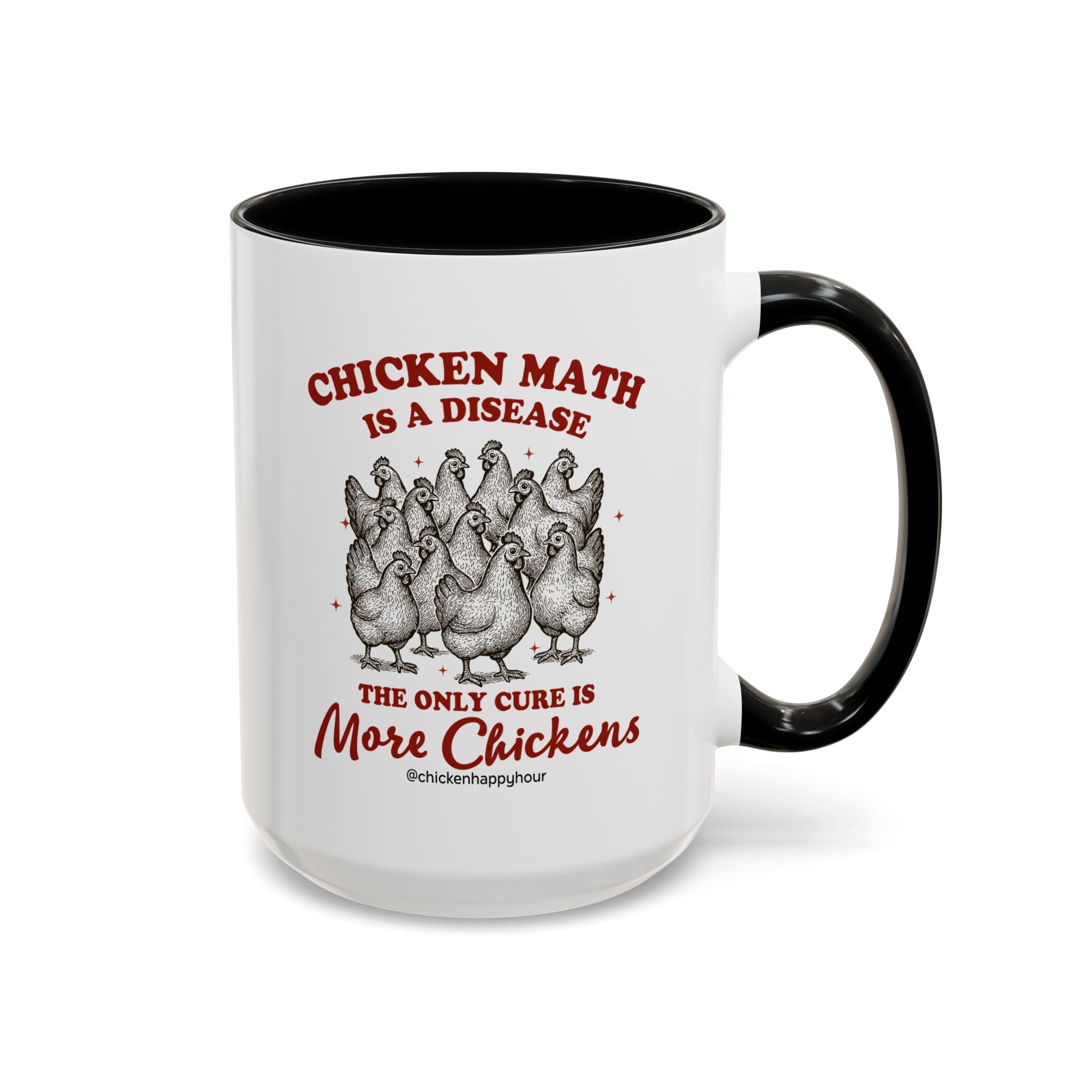 Chicken Math is a Disease Coffee Mug